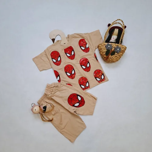 تیشرت شلوارک جیبدار اسپایدرمن