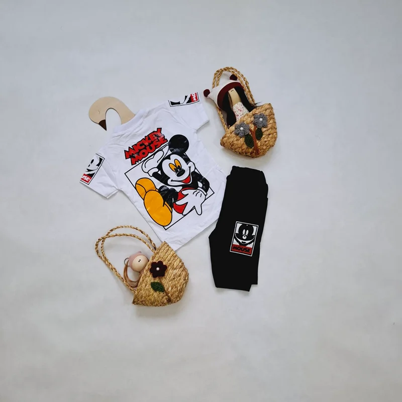 تیشرت شلوارک جیبدار میکی موس